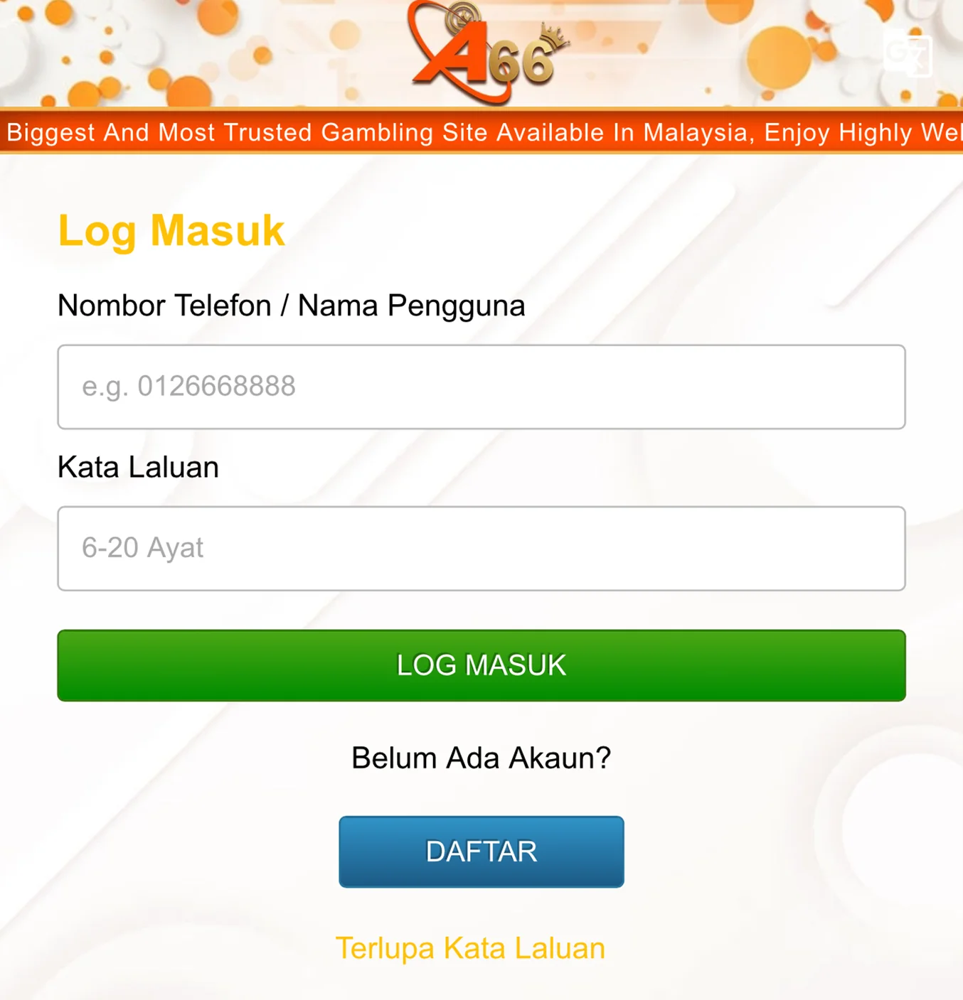 Alibaba66 register